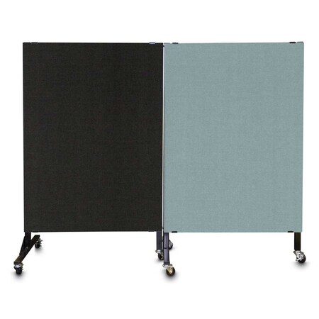 United Visual Products Enclosed Corkboard, 1 Door, 72"x48", 4" Fra UV3419-BRONZE-CORK